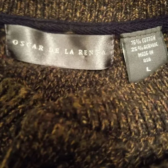 Vintage Oscar De LA Renta Heavy Sweater - Picture 6 of 6